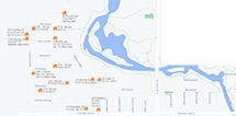 Dieppe map
